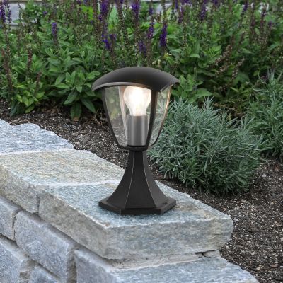 Lampada da esterno moderna nera, Samatar, IP44