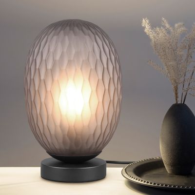 Lampada da tavolo design grigia, Danyal