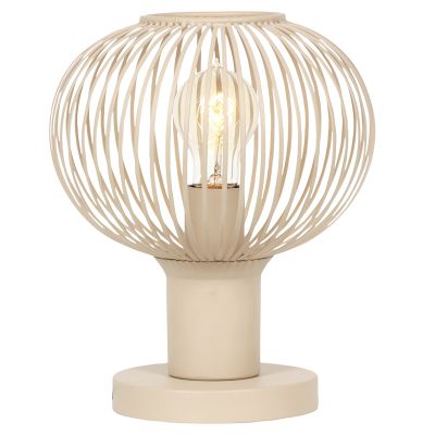 Lampada da tavolo industriale beige, Gjalt