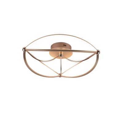 Plafoniera moderna in ottone, Remy, 42W, 3000K LED