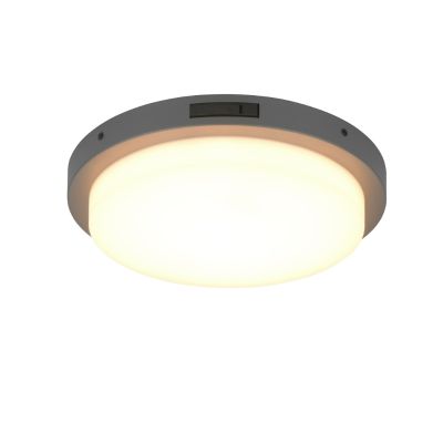 Applique da esterno con sensore di movimento antracite metallo, Prashant, 14W, white switch LED, IP54