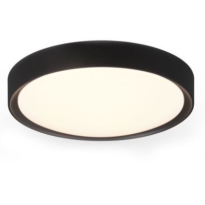 Lampada da soffitto da bagno bianca in plastica, Evelina, 18W, 3000K LED, IP44