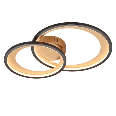 Plafoniera moderna nera, Kendi, 29W, 3000K LED
