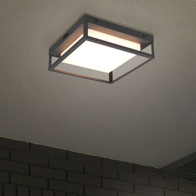 Lampada da esterno antracite metallo, Rolina, 14W, bianco regolabile tra caldo e freddo LED, IP54, dimmer in 3 fasi