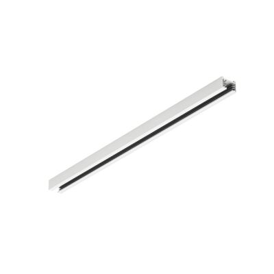 Binario da 50 cm per illuminazione a binario bifase, bianco