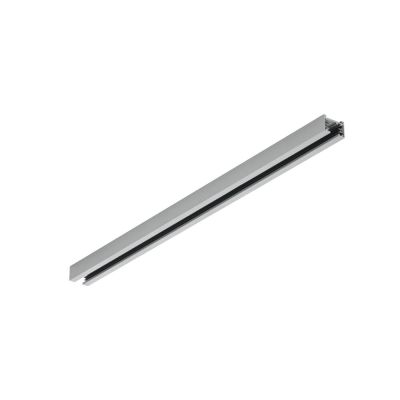 Binario da 50 cm per illuminazione a binario bifase, grigio