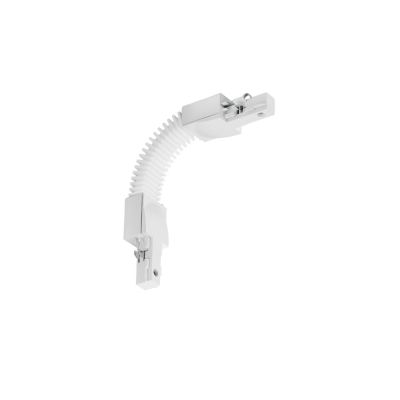 Connettore flessibile per illuminazione a binario bifase, bianco