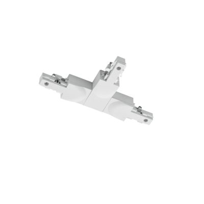 Raccordo a T bianco con conduttore a destra, 2 fasi