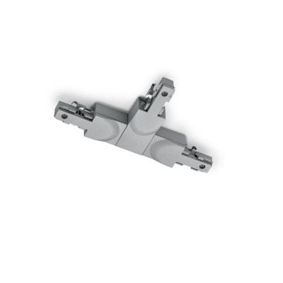 Raccordo a T grigio con conduttore sinistro, 2 fasi