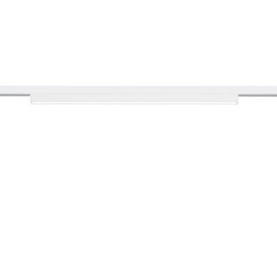 Lampada a morsetto bianca Chloe per illuminazione a binario bifase