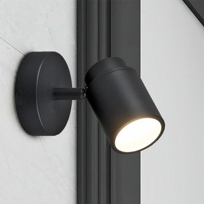 Faretto da soffitto per bagno moderno nero, Nelis, IP44