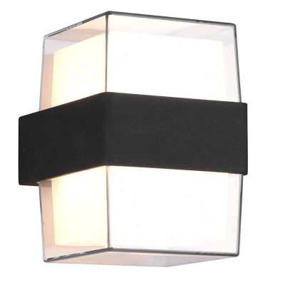 Lampada da esterno moderna antracite, Yeliz, 10W, 3000K LED, IP54