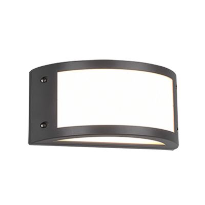 Lampada da esterno moderna antracite, Ivo, 12W, 3000K LED, IP54