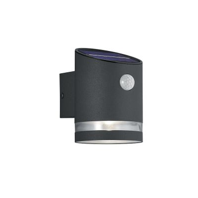 Applique da esterno con sensore di movimento moderna antracite, Suzan, 3W, 3000K LED, IP44