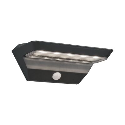 Applique da esterno con sensore di movimento moderna antracite, Sunniva, 5W, 3000K LED, IP44
