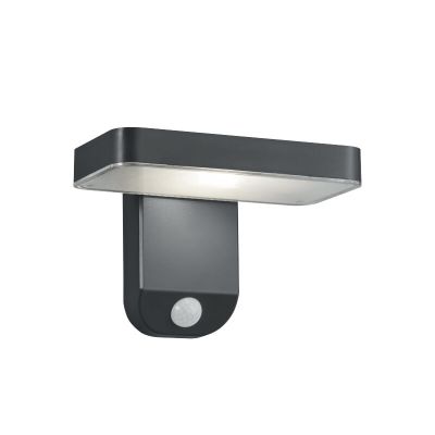Applique da esterno con sensore di movimento moderna antracite, Summer, 4,5W, 3000K LED, IP44