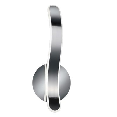Applique da parete design cromata, Resy, 11W, 4000K LED, dimmer in 3 fasi