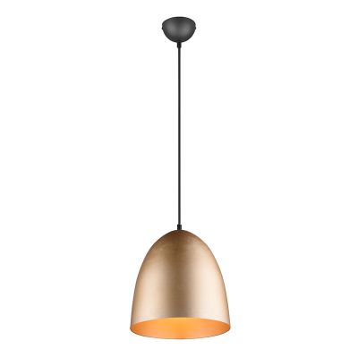 Lampada a sospensione semisfera moderna in ottone, Ingmar