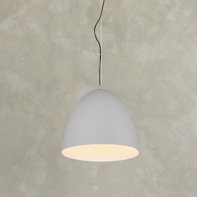 Lampada a sospensione semisfera moderna grigia, Ingmar