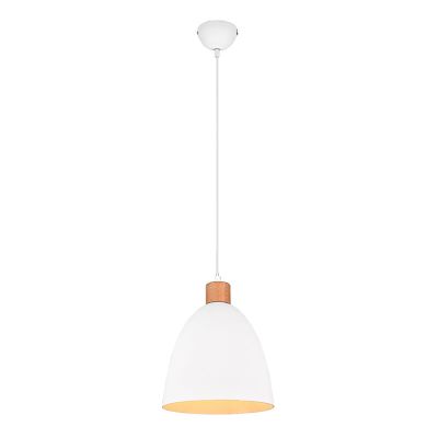 Lampada a sospensione moderna bianca, Casparus
