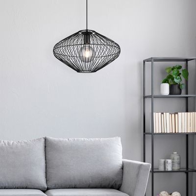 Lampada a sospensione moderna nera, Cemal
