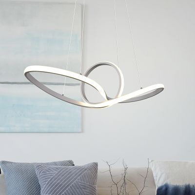 Lampada a sospensione moderna bianca, Jonny, 28W, 4000K LED