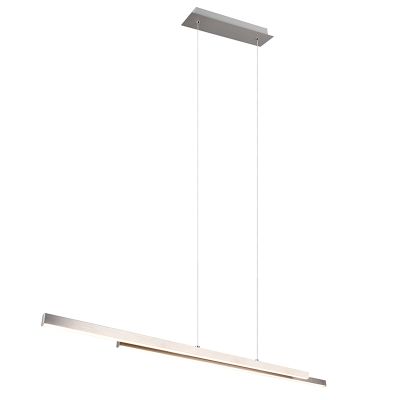 Lampada a sospensione moderna in nichel, Sangeeta, 22W, 3000K LED