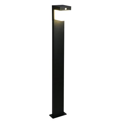 Lampione da giardino solare moderno nero, Kadija, 5,5W, 4000K LED, IP44