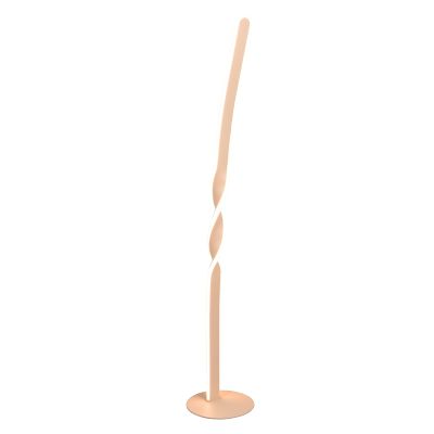 Lampada da terra design marrone, Quirinus, 19W, 4000K LED, con interruttore