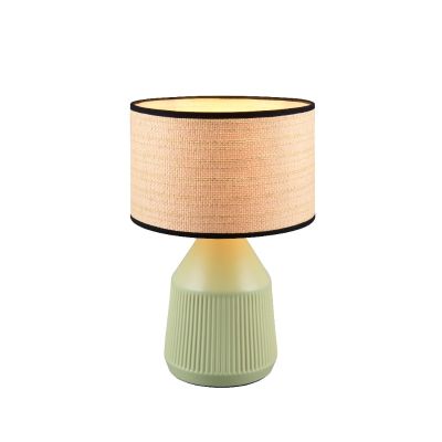 Lampada da tavolo in ceramica verde, Shivam