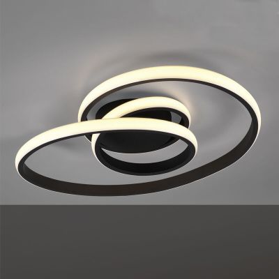 Plafoniera moderna bianca, Jonny, 18,5W, 4000K LED, dimmer in 3 fasi