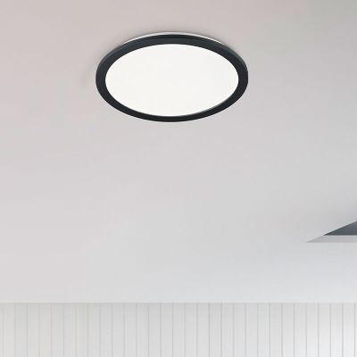 Lampada da soffitto da bagno moderna bianca, Gistrup, 24W, 3000K LED, IP44