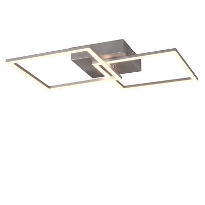 Plafoniera moderna grigia, Margaux, 20W, 3000K LED