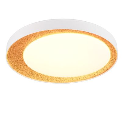 Plafoniera moderna dorata, Nurettin, 24W, bianco regolabile tra caldo e freddo LED, dimmer in 3 fasi