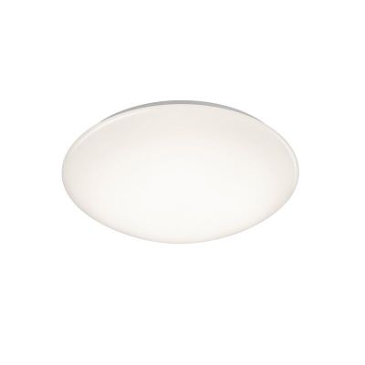 Lampada da soffitto da bagno moderna bianca, Olabisi, 12W, 3000K LED, IP44