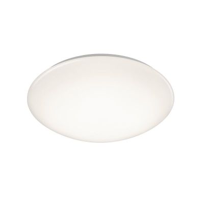 Lampada da soffitto da bagno moderna bianca, Olabisi, 18W, 3000K LED, IP44