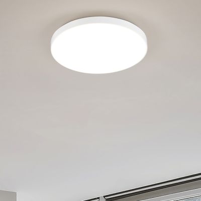 Plafoniera bianca in plastica, Sharde, 18W, 4000K LED, IP44