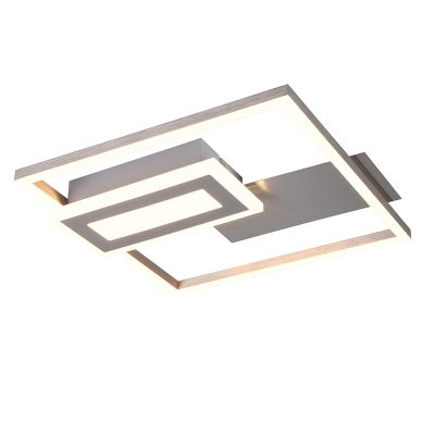 Plafoniera design in nichel, Shun, 22W, 3000K LED