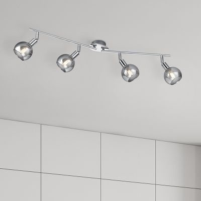 Faretto da soffitto moderno cromato, Omari
