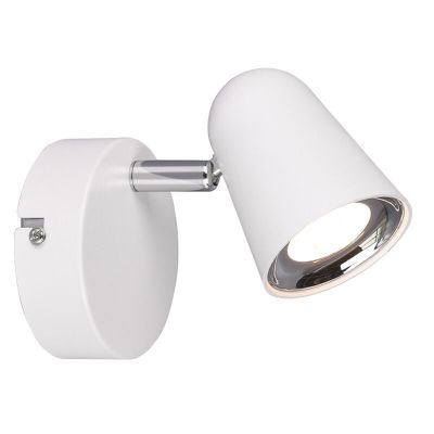 Faretto da parete moderno bianco, Taj, 3W, 3000K LED