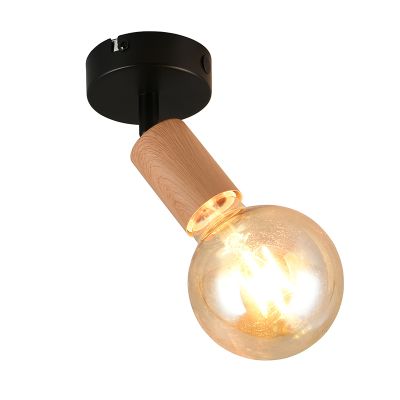 Faretto da soffitto vintage marrone, Rihab