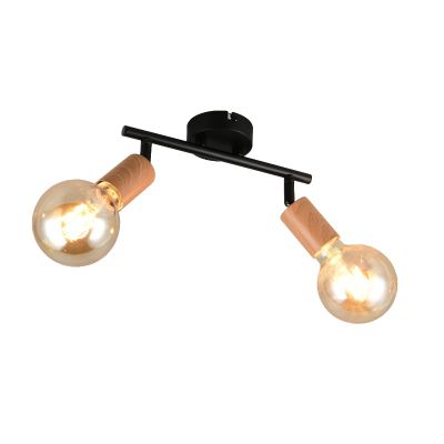 Faretto da soffitto vintage marrone, Rihab