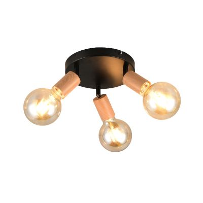 Faretto da soffitto vintage marrone, Rihab