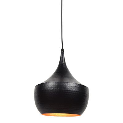Lampada a sospensione nera industriale, Fatehvir