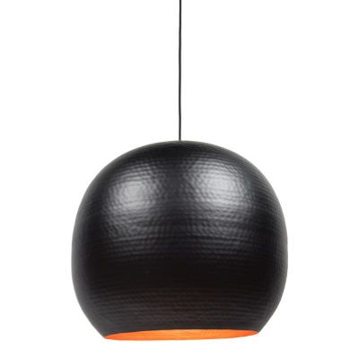 Lampada a sospensione nera industriale, Fawwaz