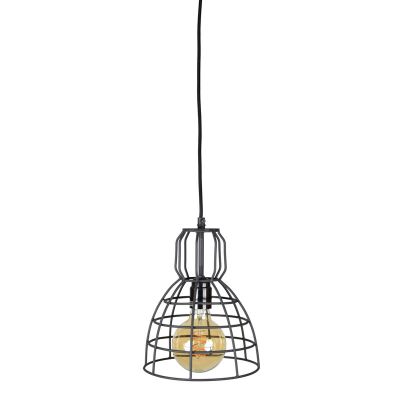 Lampada a sospensione nera industriale, Dexter