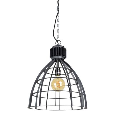 Lampada a sospensione nera industriale, Redstar