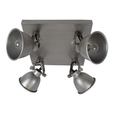 Faretto da soffitto grigio industriale, Redon