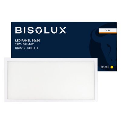 Bisolux Master pannello LED 30x60 cm, 24W, 3000K
