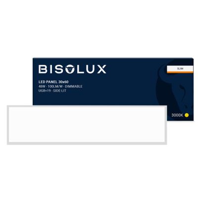 Bisolux Master pannello LED 30x120 cm, 38W, 3000K